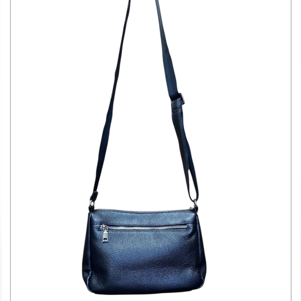 Befen Black Leather Crossbody Bag - Picture 2 of 3